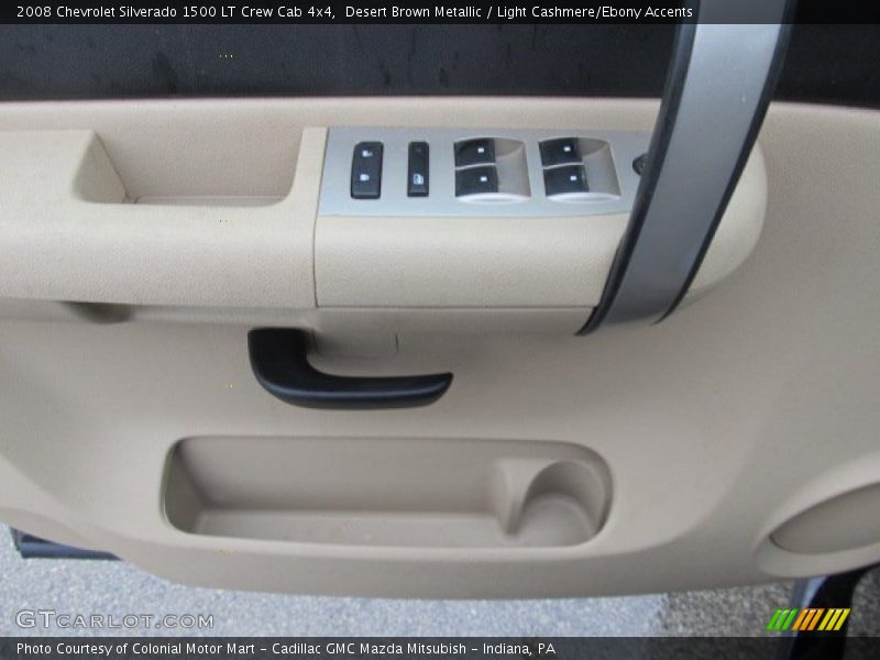 Desert Brown Metallic / Light Cashmere/Ebony Accents 2008 Chevrolet Silverado 1500 LT Crew Cab 4x4