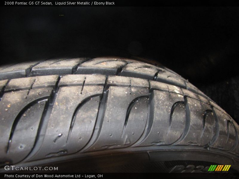Liquid Silver Metallic / Ebony Black 2008 Pontiac G6 GT Sedan