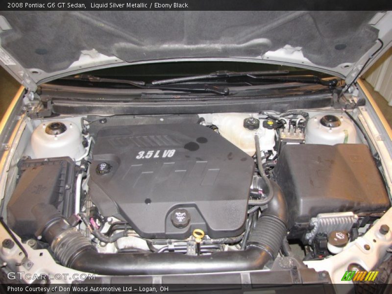 Liquid Silver Metallic / Ebony Black 2008 Pontiac G6 GT Sedan