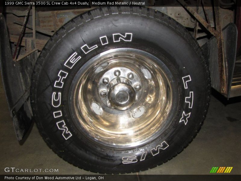 Medium Red Metallic / Neutral 1999 GMC Sierra 3500 SL Crew Cab 4x4 Dually