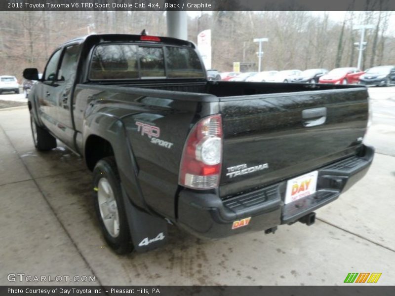 Black / Graphite 2012 Toyota Tacoma V6 TRD Sport Double Cab 4x4