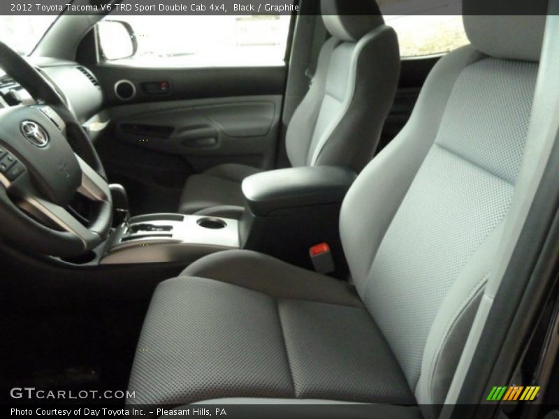 Black / Graphite 2012 Toyota Tacoma V6 TRD Sport Double Cab 4x4
