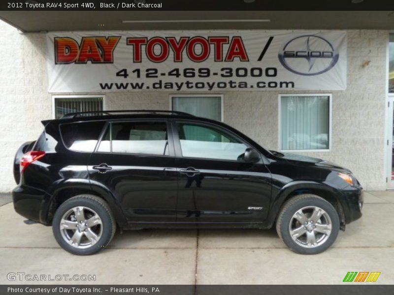 Black / Dark Charcoal 2012 Toyota RAV4 Sport 4WD