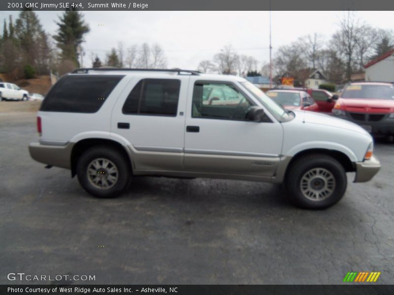 Summit White / Beige 2001 GMC Jimmy SLE 4x4