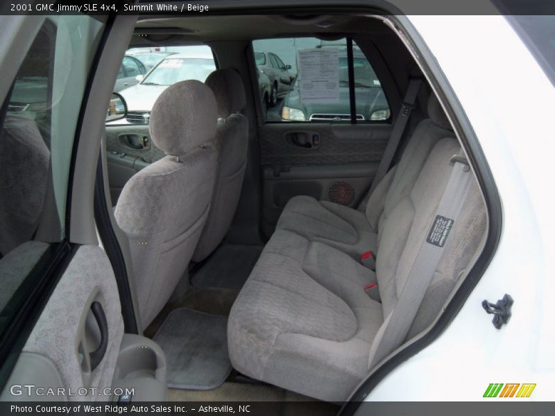 Summit White / Beige 2001 GMC Jimmy SLE 4x4