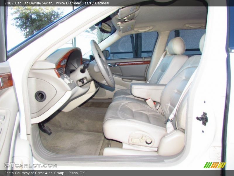 White Diamond Pearl / Oatmeal 2002 Cadillac DeVille Sedan