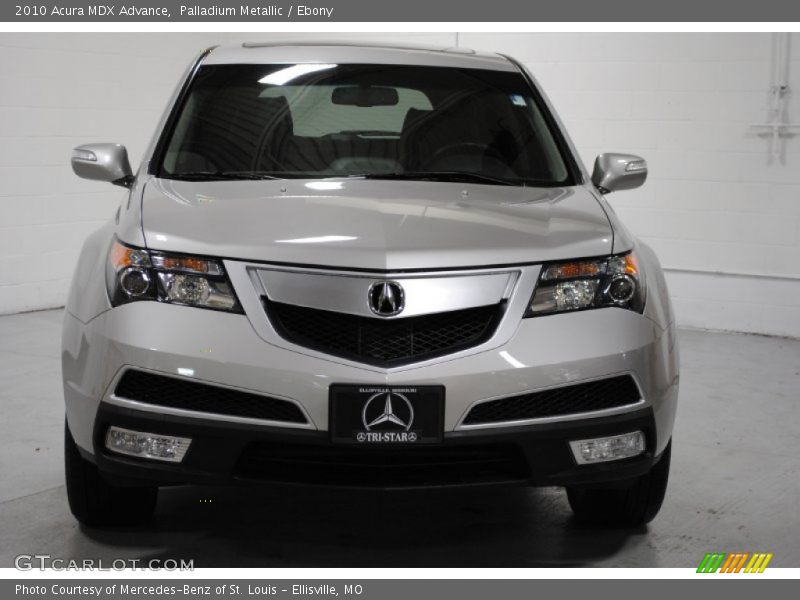 Palladium Metallic / Ebony 2010 Acura MDX Advance
