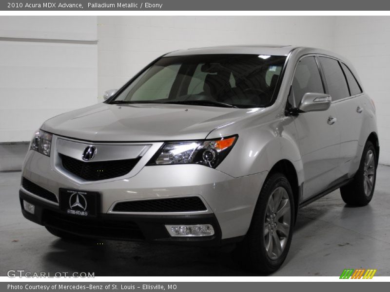 Palladium Metallic / Ebony 2010 Acura MDX Advance