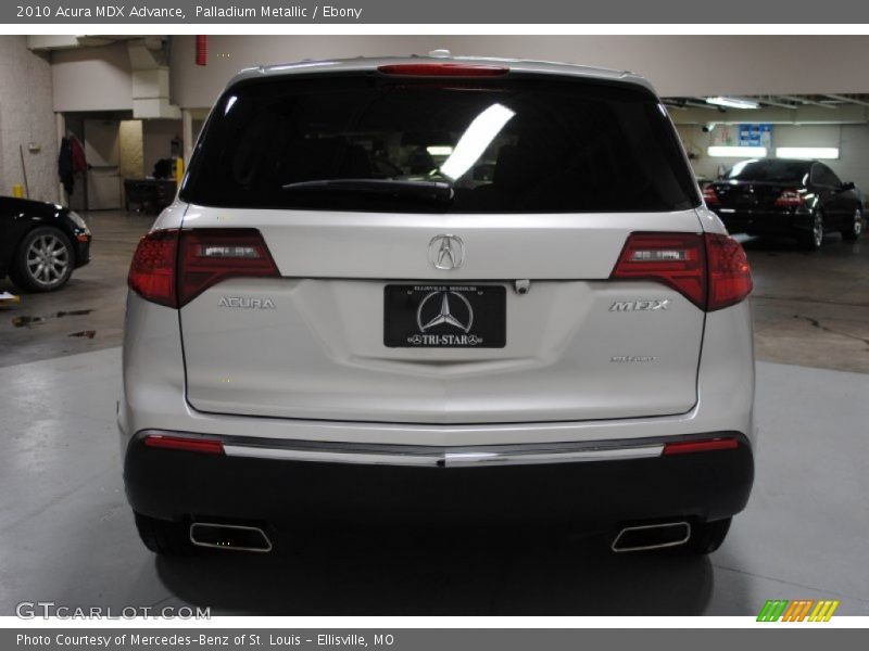 Palladium Metallic / Ebony 2010 Acura MDX Advance