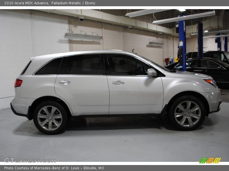 Palladium Metallic / Ebony 2010 Acura MDX Advance