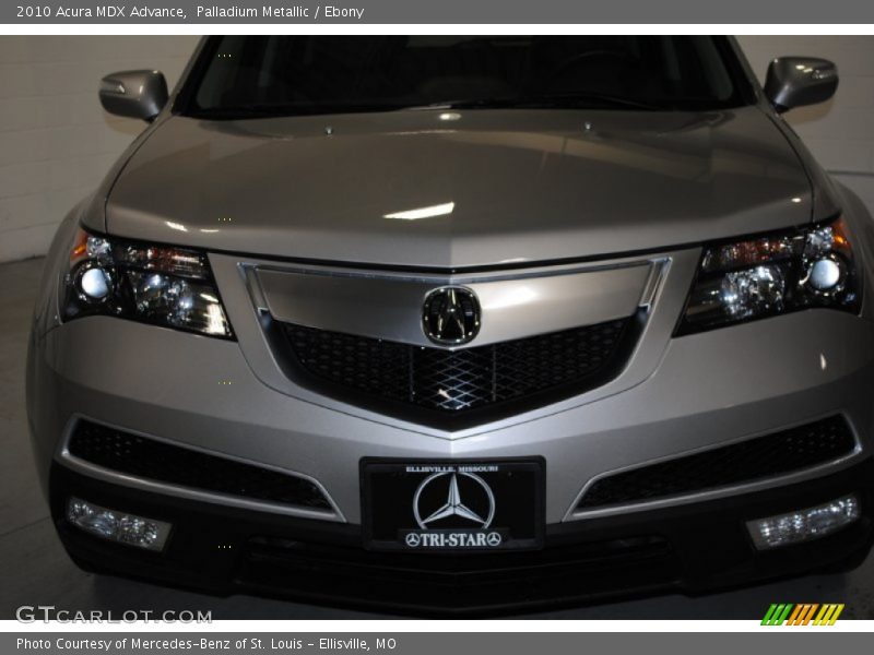 Palladium Metallic / Ebony 2010 Acura MDX Advance