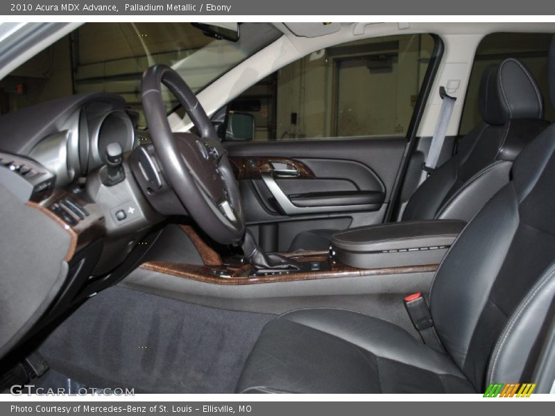 Palladium Metallic / Ebony 2010 Acura MDX Advance