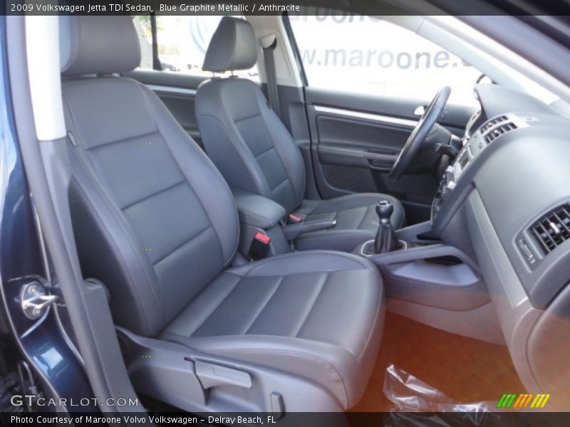 Front Seat of 2009 Jetta TDI Sedan