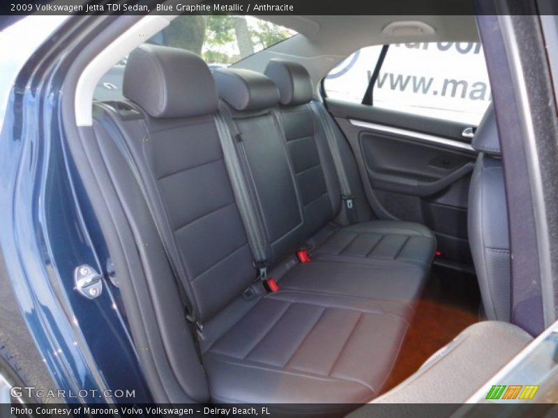 Rear Seat of 2009 Jetta TDI Sedan