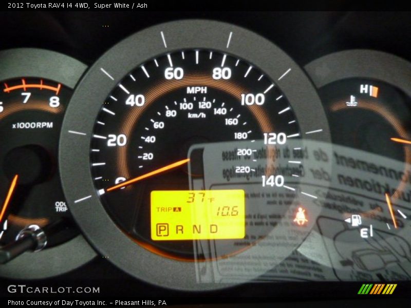 Super White / Ash 2012 Toyota RAV4 I4 4WD