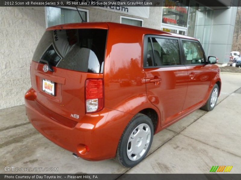 RS Hot Lava / RS Suede Style Dark Gray/Hot Lava 2012 Scion xB Release Series 9.0