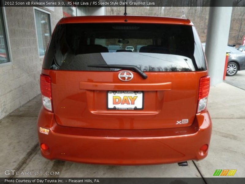 RS Hot Lava / RS Suede Style Dark Gray/Hot Lava 2012 Scion xB Release Series 9.0