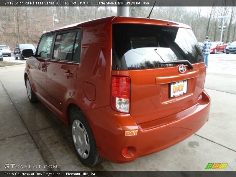 RS Hot Lava / RS Suede Style Dark Gray/Hot Lava 2012 Scion xB Release Series 9.0