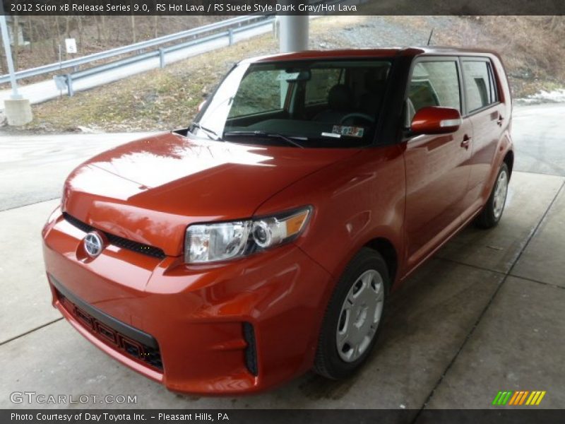 RS Hot Lava / RS Suede Style Dark Gray/Hot Lava 2012 Scion xB Release Series 9.0