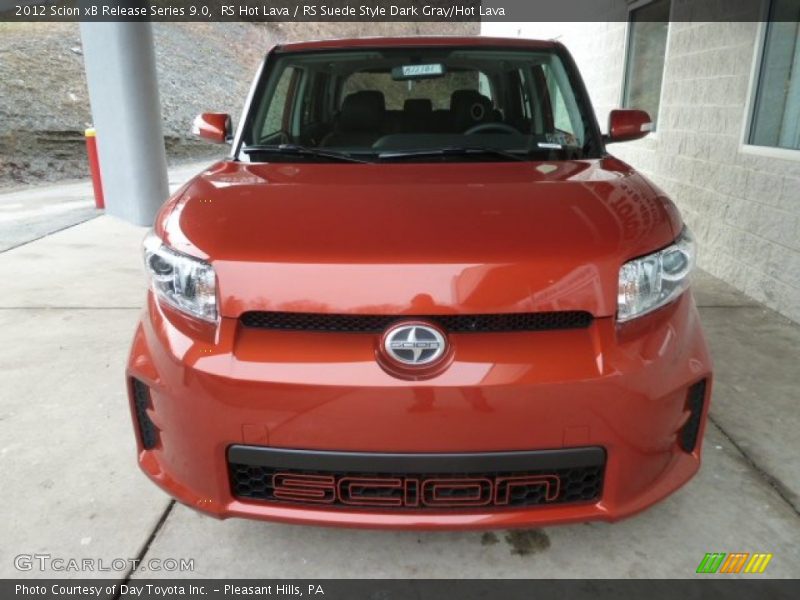 RS Hot Lava / RS Suede Style Dark Gray/Hot Lava 2012 Scion xB Release Series 9.0
