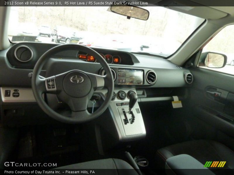 RS Hot Lava / RS Suede Style Dark Gray/Hot Lava 2012 Scion xB Release Series 9.0
