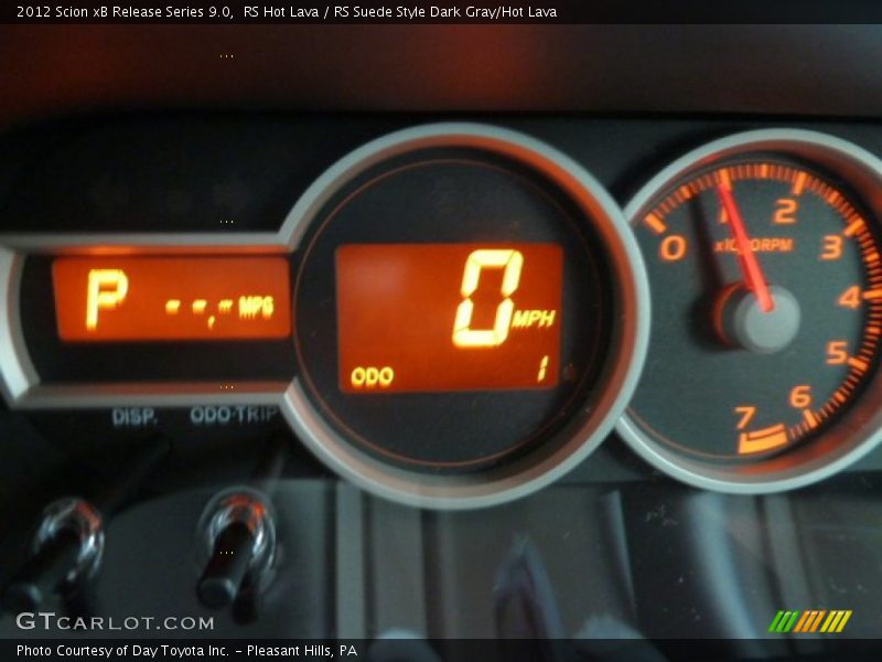 RS Hot Lava / RS Suede Style Dark Gray/Hot Lava 2012 Scion xB Release Series 9.0