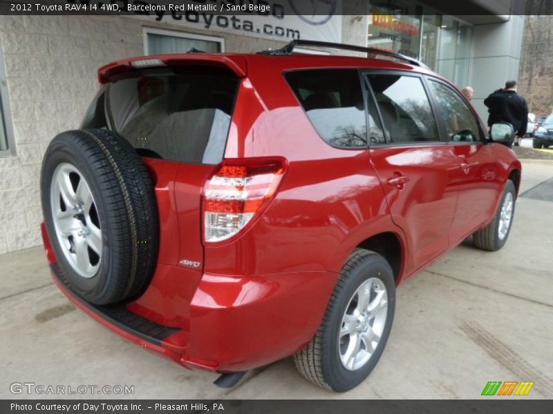 Barcelona Red Metallic / Sand Beige 2012 Toyota RAV4 I4 4WD