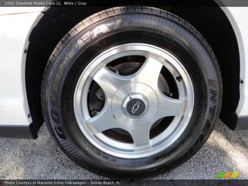 White / Gray 2003 Chevrolet Monte Carlo LS