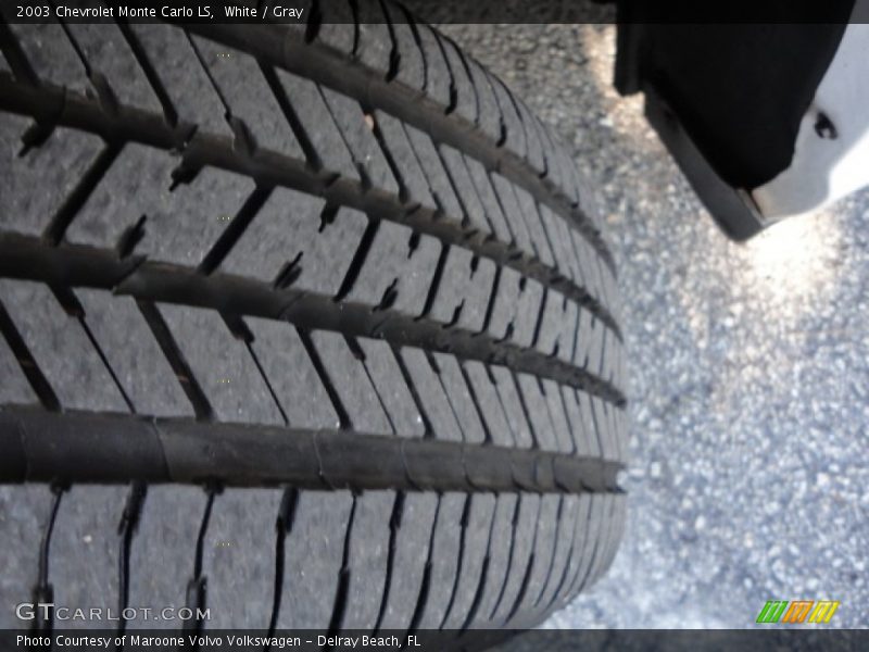 White / Gray 2003 Chevrolet Monte Carlo LS