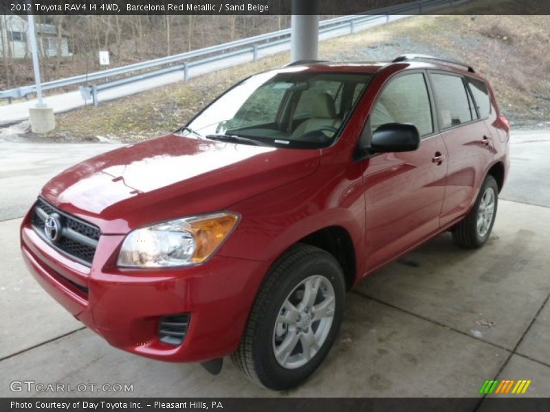 Barcelona Red Metallic / Sand Beige 2012 Toyota RAV4 I4 4WD
