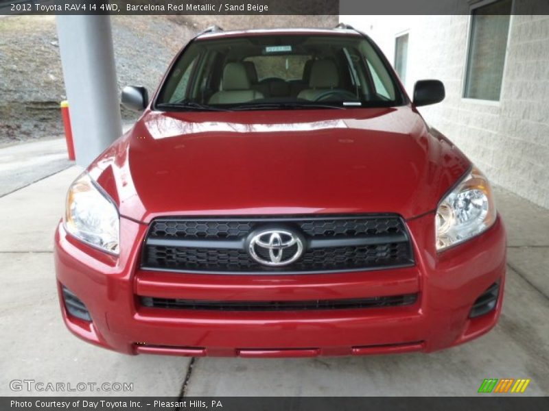 Barcelona Red Metallic / Sand Beige 2012 Toyota RAV4 I4 4WD