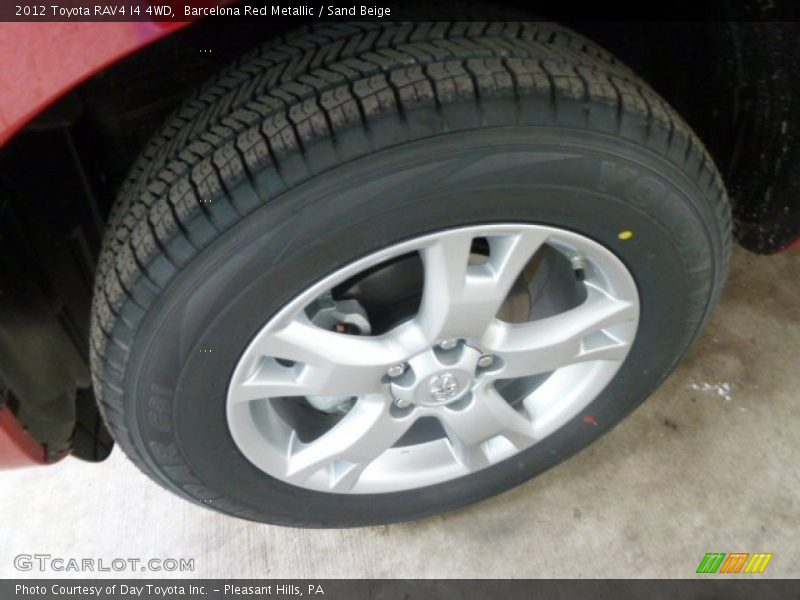 Barcelona Red Metallic / Sand Beige 2012 Toyota RAV4 I4 4WD
