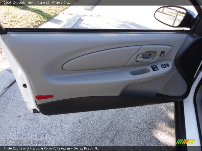 White / Gray 2003 Chevrolet Monte Carlo LS