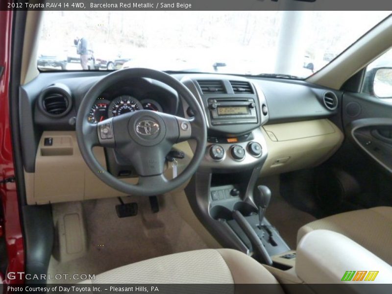 Barcelona Red Metallic / Sand Beige 2012 Toyota RAV4 I4 4WD