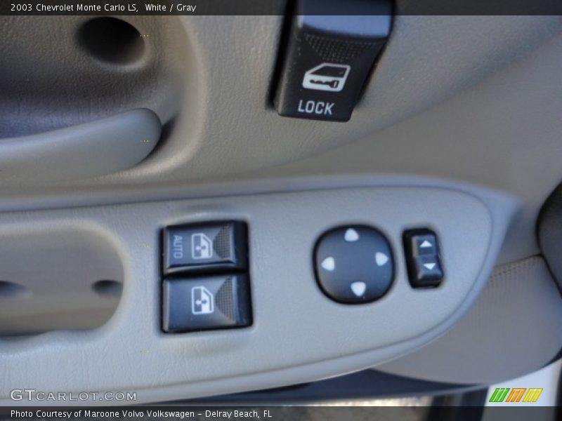 White / Gray 2003 Chevrolet Monte Carlo LS