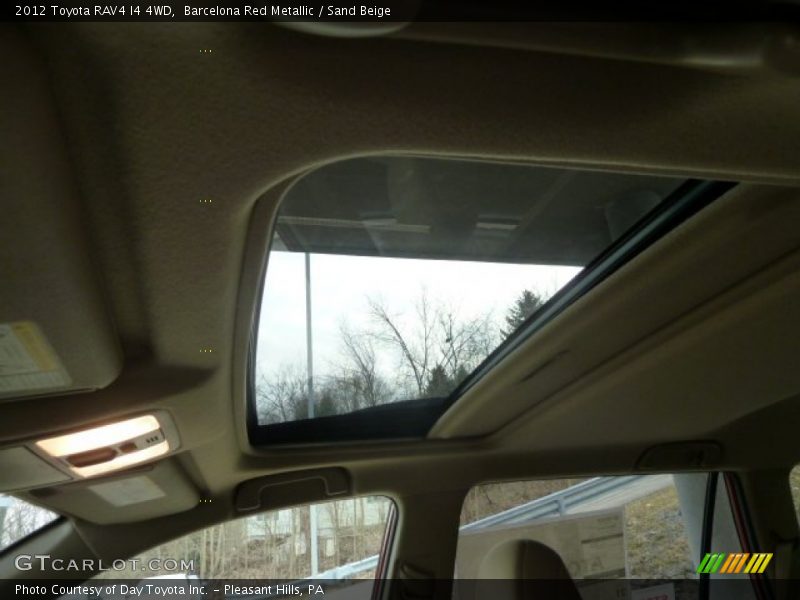 Barcelona Red Metallic / Sand Beige 2012 Toyota RAV4 I4 4WD