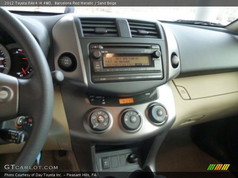 Barcelona Red Metallic / Sand Beige 2012 Toyota RAV4 I4 4WD