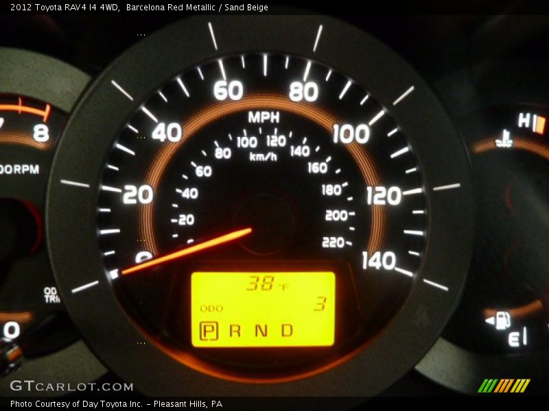 Barcelona Red Metallic / Sand Beige 2012 Toyota RAV4 I4 4WD