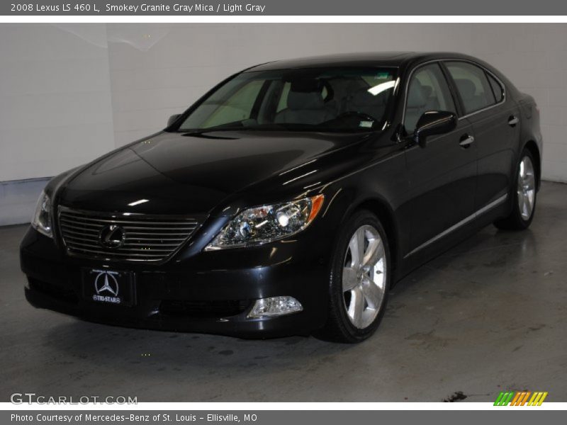 Smokey Granite Gray Mica / Light Gray 2008 Lexus LS 460 L
