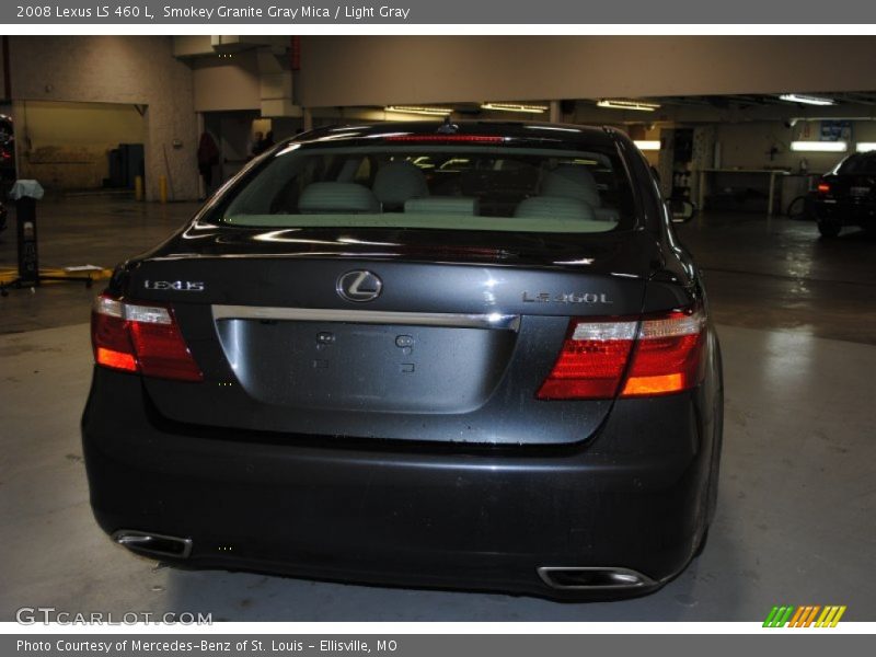 Smokey Granite Gray Mica / Light Gray 2008 Lexus LS 460 L