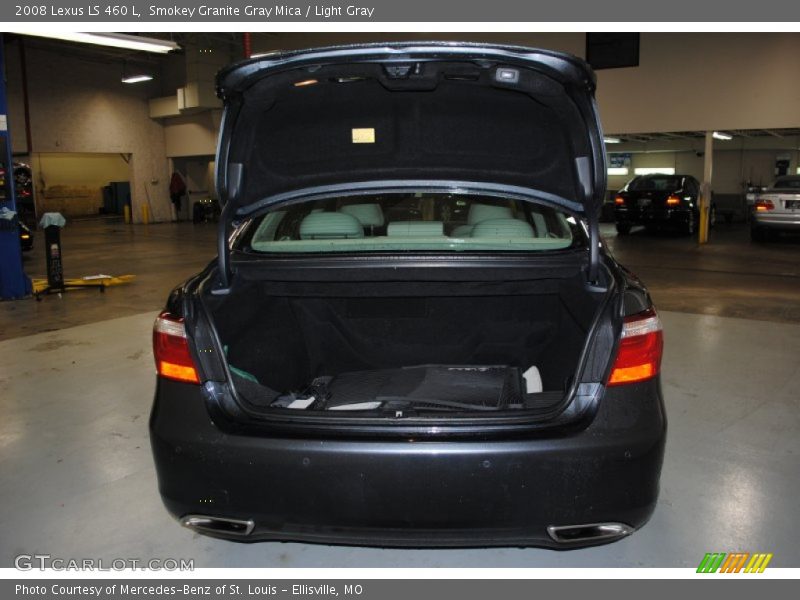 Smokey Granite Gray Mica / Light Gray 2008 Lexus LS 460 L