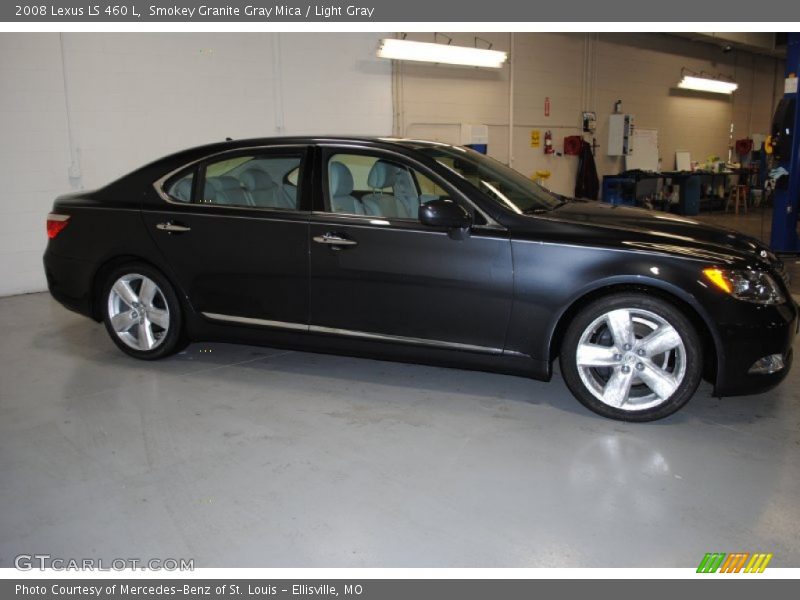 Smokey Granite Gray Mica / Light Gray 2008 Lexus LS 460 L