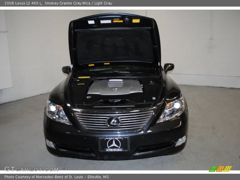 Smokey Granite Gray Mica / Light Gray 2008 Lexus LS 460 L