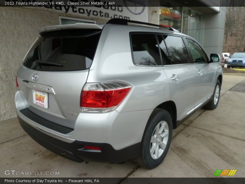 Classic Silver Metallic / Ash 2012 Toyota Highlander V6 4WD