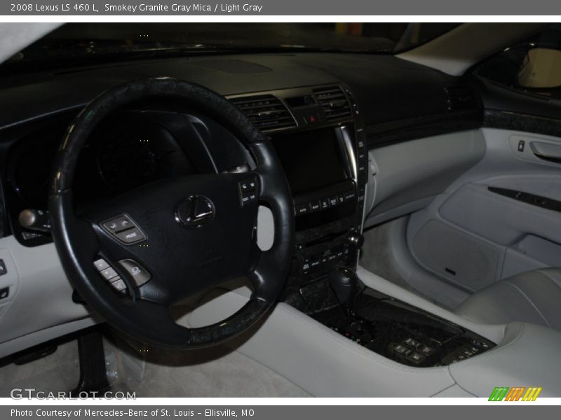 Smokey Granite Gray Mica / Light Gray 2008 Lexus LS 460 L