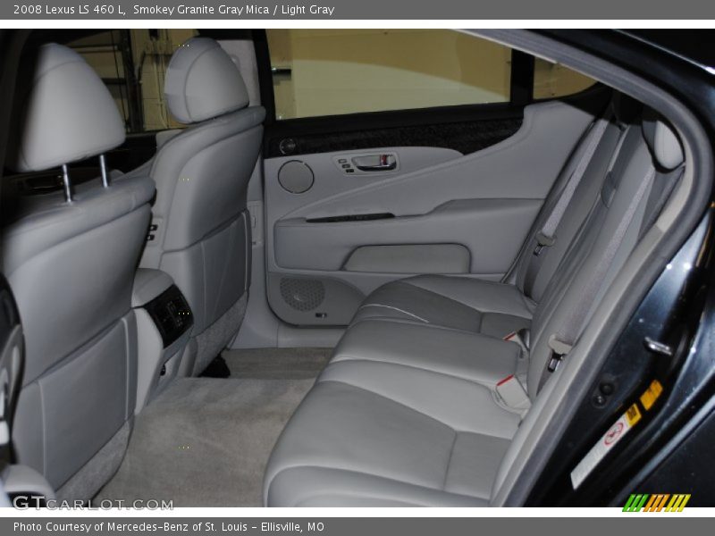 Smokey Granite Gray Mica / Light Gray 2008 Lexus LS 460 L