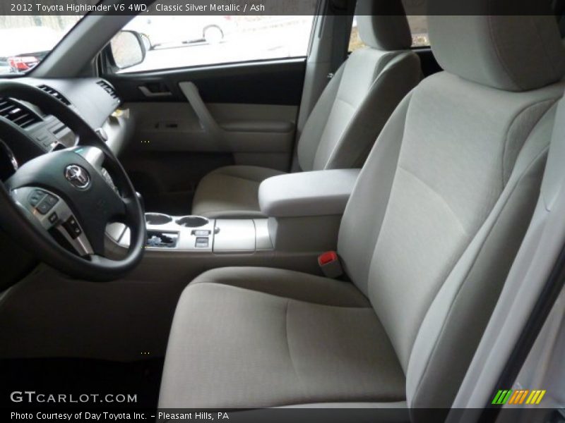 Classic Silver Metallic / Ash 2012 Toyota Highlander V6 4WD