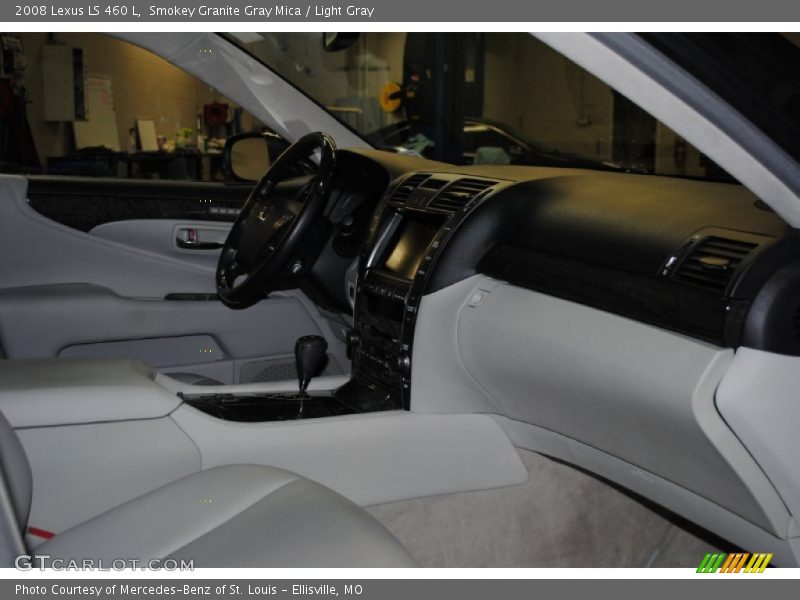 Smokey Granite Gray Mica / Light Gray 2008 Lexus LS 460 L