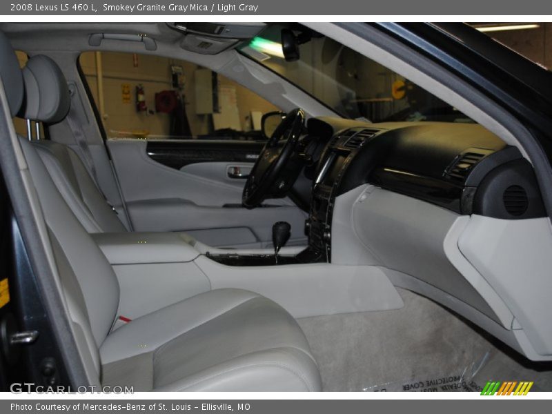Smokey Granite Gray Mica / Light Gray 2008 Lexus LS 460 L
