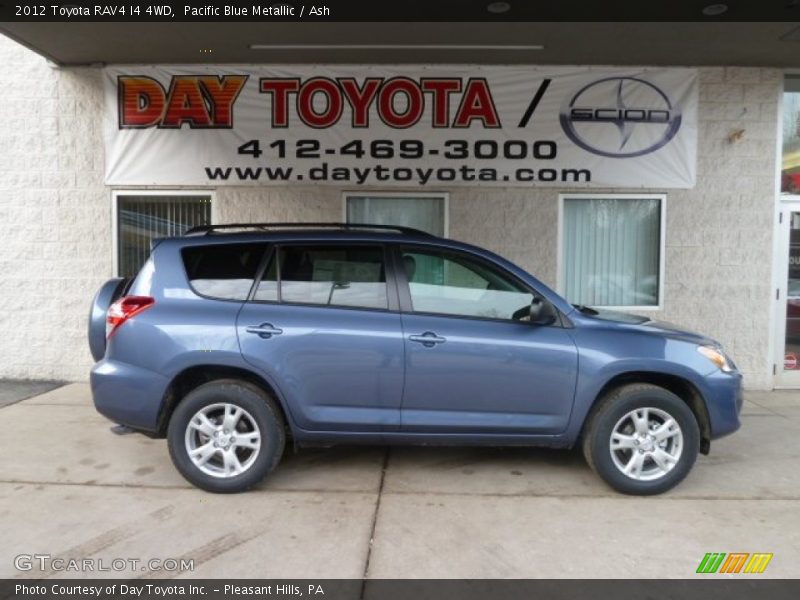 Pacific Blue Metallic / Ash 2012 Toyota RAV4 I4 4WD